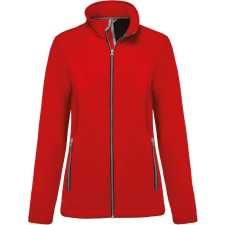 KARIBAN Női két rétegű softshell dzseki, Kariban KA425, Red-3XL női dzseki, kabát