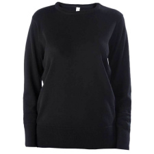 KARIBAN Női környakas testhezálló pulóver, Kariban KA968, Black-2XL női pulóver, kardigán