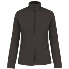KARIBAN Női MAUREEN cipzáras polár pulóver, Kariban KA907, Dark Grey-XS női pulóver, kardigán