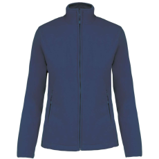 KARIBAN Női MAUREEN cipzáras polár pulóver, Kariban KA907, Deep Blue-4XL