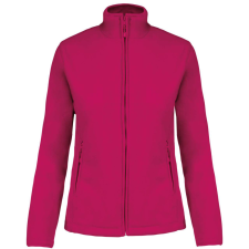 KARIBAN Női MAUREEN cipzáras polár pulóver, Kariban KA907, Fuchsia-2XL női pulóver, kardigán