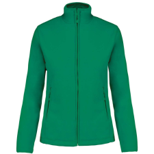 KARIBAN Női MAUREEN cipzáras polár pulóver, Kariban KA907, Kelly Green-4XL női pulóver, kardigán