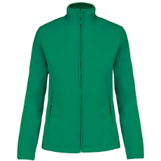 KARIBAN Női MAUREEN cipzáras polár pulóver, Kariban KA907, Kelly Green-XL