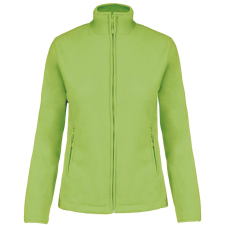 KARIBAN Női MAUREEN cipzáras polár pulóver, Kariban KA907, Lime-2XL női pulóver, kardigán