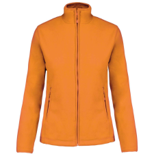 KARIBAN Női MAUREEN cipzáras polár pulóver, Kariban KA907, Orange-XS női pulóver, kardigán