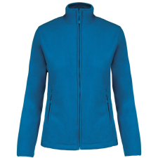KARIBAN Női MAUREEN cipzáras polár pulóver, Kariban KA907, Tropical Blue-3XL női pulóver, kardigán