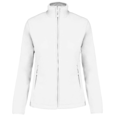 KARIBAN Női MAUREEN cipzáras polár pulóver, Kariban KA907, White-XL