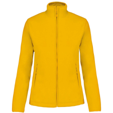 KARIBAN Női MAUREEN cipzáras polár pulóver, Kariban KA907, Yellow-4XL női pulóver, kardigán