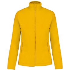 KARIBAN Női MAUREEN cipzáras polár pulóver, Kariban KA907, Yellow-XL