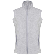 KARIBAN Női MELODIE polár mellény, Kariban KA906, Ash Heather-XS