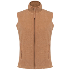 KARIBAN Női MELODIE polár mellény, Kariban KA906, Camel Heather-L