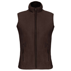 KARIBAN Női MELODIE polár mellény, Kariban KA906, Chocolate-3XL