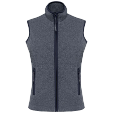 KARIBAN Női MELODIE polár mellény, Kariban KA906, French Navy Heather-4XL női mellény