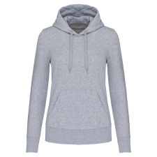 KARIBAN Női organikus kapucnis pulóver KA4028, Oxford Grey-XS női pulóver, kardigán