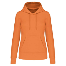 KARIBAN Női organikus kapucnis pulóver, Kariban KA4028, Light Orange-L női pulóver, kardigán