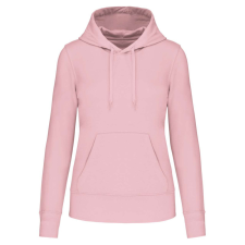 KARIBAN Női organikus kapucnis pulóver, Kariban KA4028, Pale Pink-2XL női pulóver, kardigán