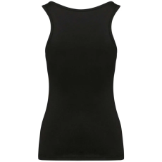 KARIBAN Női organikus ujjatlan póló KA3024IC, Black-S