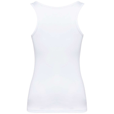 KARIBAN Női organikus ujjatlan póló KA3024IC, White-L
