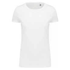 KARIBAN Női póló Kariban KA3001 Supima® Környakú Rövid Ujjú póló -XL, White