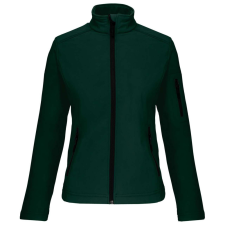 KARIBAN Női softshell dzseki KA400, Bottle Green-L női dzseki, kabát
