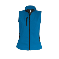 KARIBAN Női softshell mellény, Kariban KA404, Aqua Blue-4XL női mellény