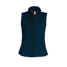 KARIBAN Női softshell mellény, Kariban KA404, Navy-3XL női mellény