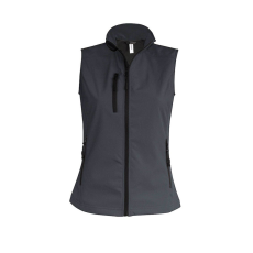 KARIBAN Női softshell mellény, Kariban KA404, Titanium-3XL