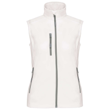 KARIBAN Női softshell mellény, Kariban KA404, White-M női mellény