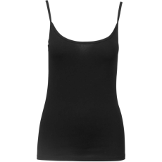 KARIBAN Női spagetti pántos sztreccs trikó, Kariban KA397, Black-XS