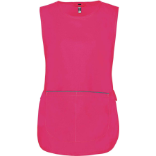 KARIBAN Női tunika nagy zsebbel KA822, Fuchsia-2XL/3XL munkaruha