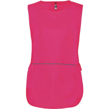 KARIBAN Női tunika nagy zsebbel KA822, Fuchsia-L/XL munkaruha