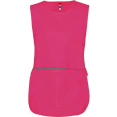 KARIBAN Női tunika nagy zsebbel KA822, Fuchsia-S/M