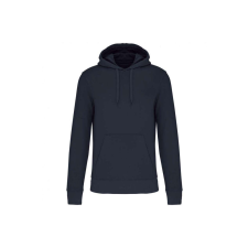KARIBAN organikus féfi kapucnis pulóver KA4027, Navy-2XL férfi pulóver, kardigán
