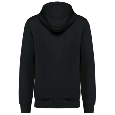 KARIBAN organikus kapucnis vastag pulóver KA4009, Black-2XL
