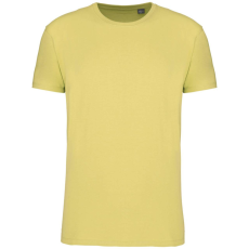 KARIBAN organikus rövid ujjú férfi póló KA3025IC, Lemon Yellow-2XL