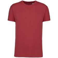 KARIBAN organikus rövid ujjú férfi póló KA3025IC, Terracotta Red-M férfi póló