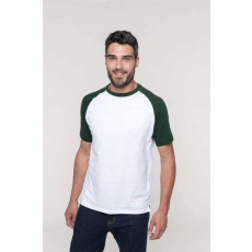 KARIBAN Póló Kariban baseball férfi férfi (100%pamut 165g/m2) slate grey/black, M