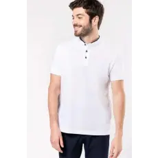 KARIBAN Póló Kariban férfi, black/oxford grey, 2XL
