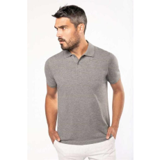 KARIBAN Póló Kariban férfi, grey heather, 4XL