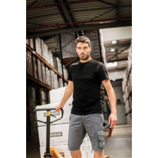 KARIBAN Póló Kariban férfi rövid ujjú kerek nyakú férfi, forest green, M