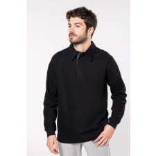 KARIBAN Póló Kariban férfi, stone grey heather/dark grey, 2XL munkaruha