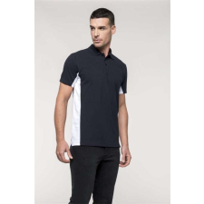 KARIBAN Póló Kariban galléros férfi férfi (65%poliészter 35%pamut) navy/white, S munkaruha