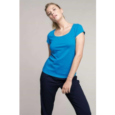 KARIBAN Póló Kariban női rövid ujjú női (100%pamut 180g/m2) navy, XL munkaruha