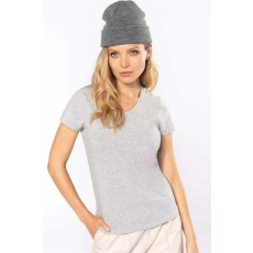 KARIBAN Póló Kariban női rövid ujjú női (97%pamut 3%elasztán) black, S