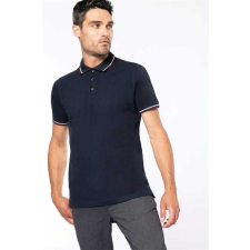 KARIBAN Pólóing Kariban férfi rövid ujjú férfi, navy/wine/white, 2XL munkaruha