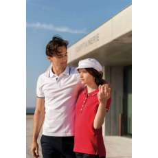 KARIBAN Pólóing Kariban női rövid ujjú női, red/white/navy, XS