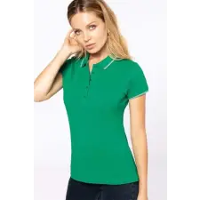 KARIBAN Pólóing Kariban női rövid ujjú női, white/navy/red, XL munkaruha