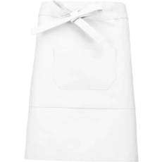 KARIBAN Polycotton Közepes Hosszúságú Kötény - Fehér