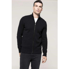 KARIBAN Pulóver Kariban férfi cipzáras férfi (100%pamut) navy, 4XL munkaruha