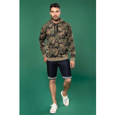 KARIBAN Pulóver Kariban férfi férfi, olive camouflage, S munkaruha